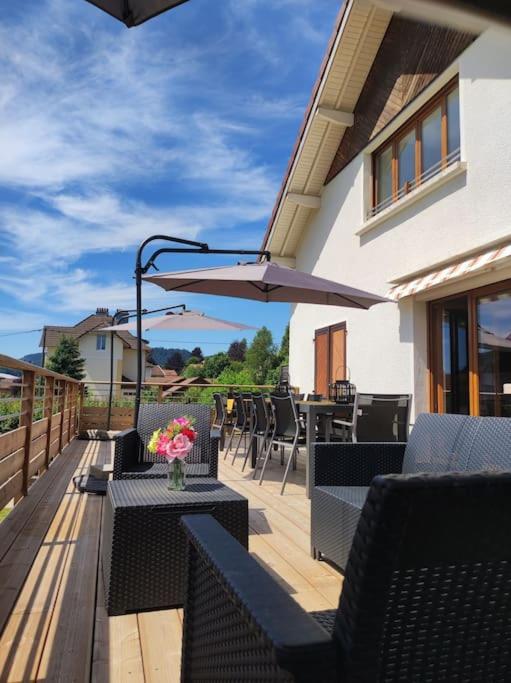 Gite Papillon 6 A14 Personnes - Jacuzzi Gérardmer Buitenkant foto
